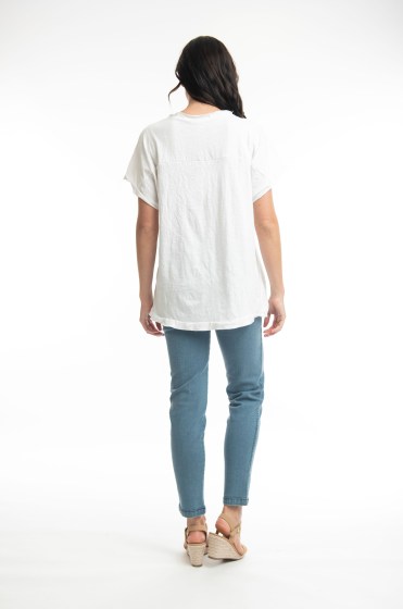 1248 Tee White Travel BACK